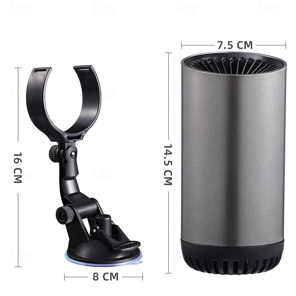 Ventilatore riscaldatore per auto 12v/24v Ventilatore riscaldatore per auto 2 in 1 Sbrinatore per auto Riscaldamento rapido Ventilatore riscaldatore elettrico per auto con supporto Mini portatile del 2025 a $29.99 –P8