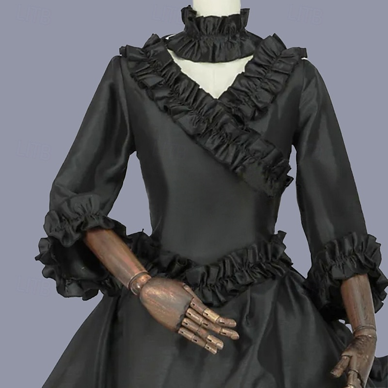 Rokoko Viktorianisch Ballkleid Partykostüm Maskerade Abschlussballkleid Kostüm Damen königlich Maskerade Karneval Party Halloween Erwachsene Kleid 2026 - $107.99 –P10