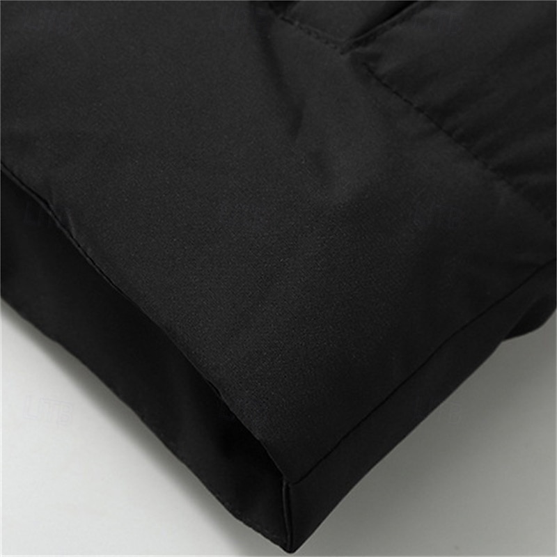 Herren Puffer Weste Kapuzenweste Gepolstert Weste Steppweste Täglich Verabredung Urlaub Modisch Brautkleider schlicht Herbst Winter Tasche Polyester warm halten Komfortabel Graphic Reisverschluss Mit 2025 - $39.99 –P13
