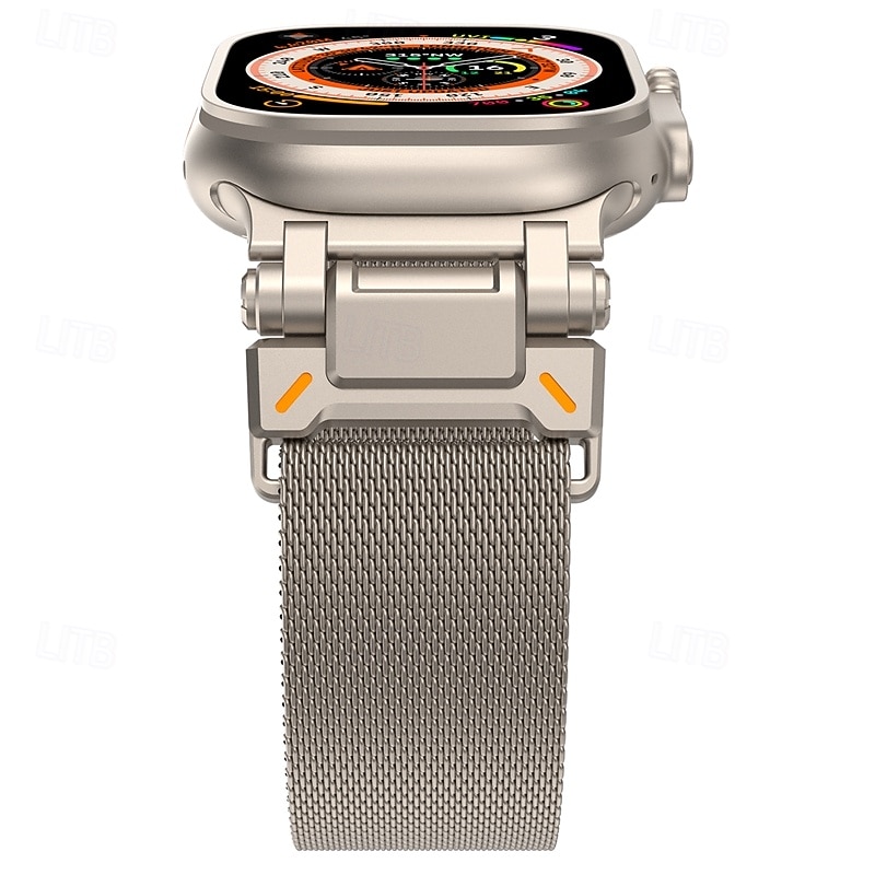 Loop Solo Compatível com Pulseira Apple Watch 42mm 44mm 45 mm 49mm Fecho de Metal Ajustável Aço Inoxidável pulseira de substituição para iwatch Ultra 2 Series 9 8 7 SE 6 5 4 3 2 1 de 2025 por $26.99 –P7
