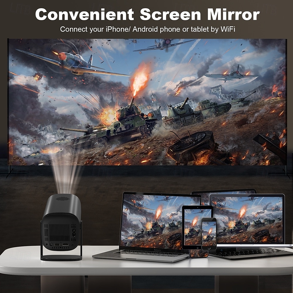 p30 портативный проектор 4k android ручная фокусировка lcd авто видео проектор full hd домашний смарт портативный проектор мини проекторы 2025 - $131.99 –P11