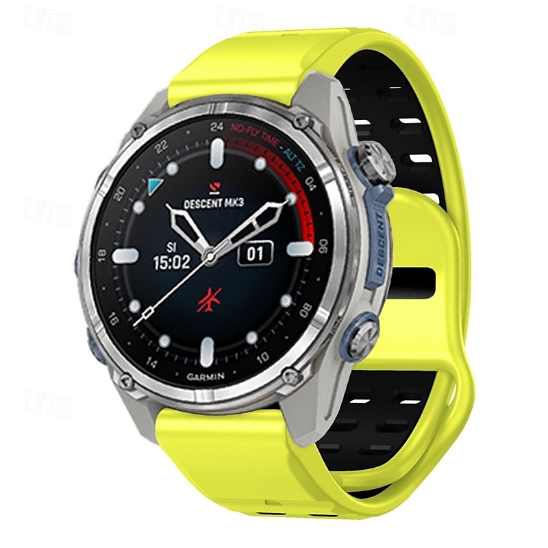 Kellon ranneke varten Garmin Fenix 8 47mm 51mm 7X 6 6X Pro Epix Pro Instinct 2X Approach S70 S62 S60 Forerunner 955 945 Epix Marq Descent Quatix 22mm 26mm Silikoni Korvaus Hihna Quick Fit Karu 2025 - $22.99 –P8