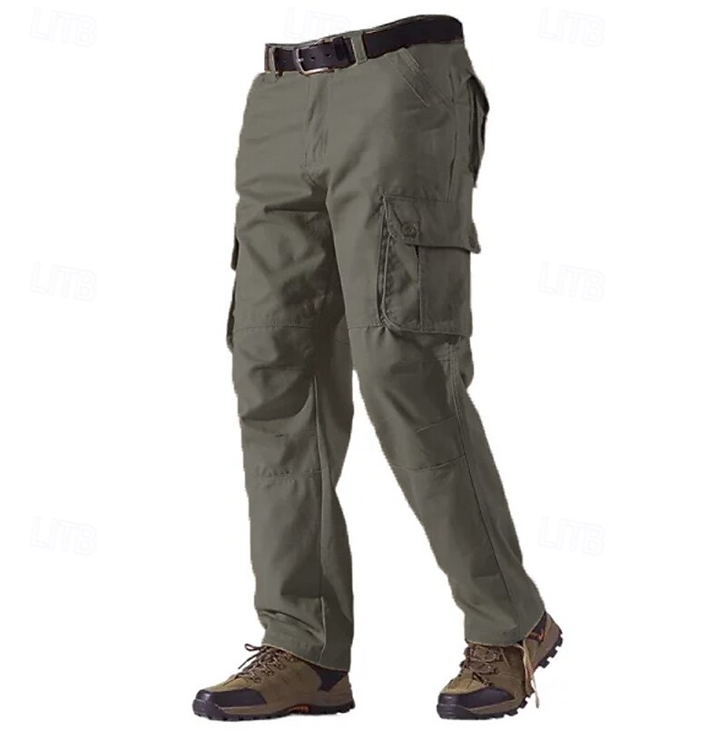 Herren Outdoorhosen Cargohosen Wanderhosen Militär Frühling Herbst Außen Normale Passform Wasserdicht Schnelltrocknend Atmungsaktiv Hosen Armee-Gelb Schwarz Baumwolle Jagd Klettern Camping / Wandern 2026 - $36.99 –P7