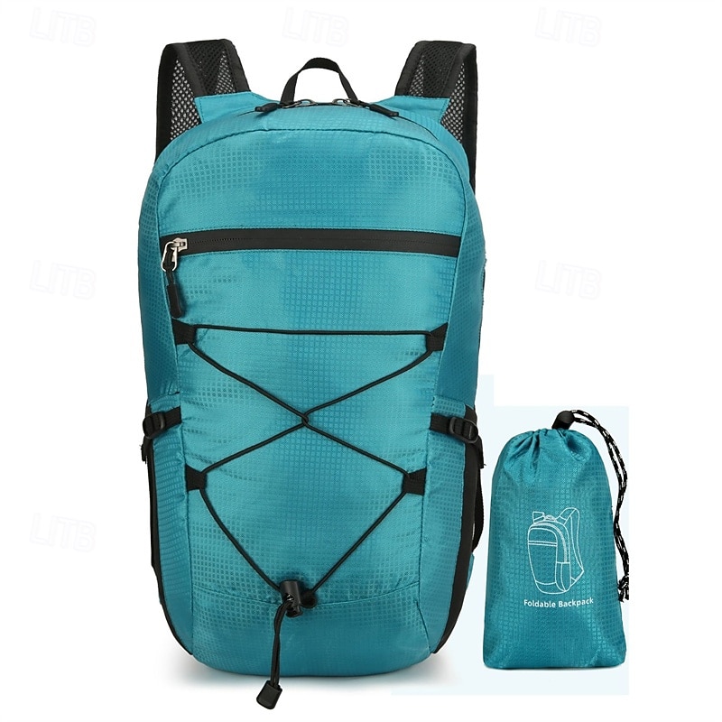 15 L Zaino giornaliero Zaino per escursioni Cerniera Multi-tasche Impermeabile alla pioggia Design Anatomico Indossabile Durevole Esterno Escursionismo Campeggio Militare Nylon Grigio scuro Nero Blu del 2025 a $19.99 –P10