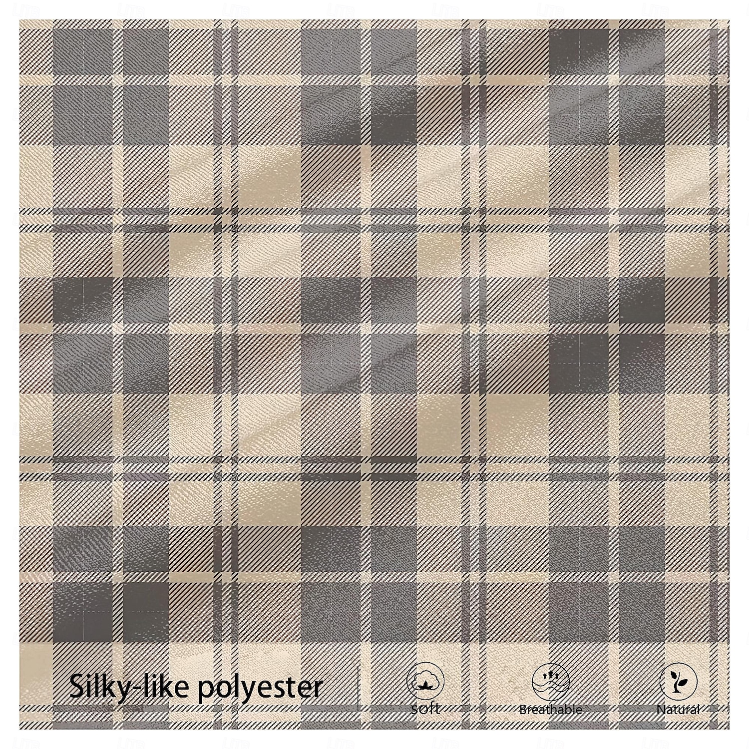 Herr Rutig Kostymbyxor Medium Midja Business Casual Formell Vardag Dragkedja Ficka Sommar Vår Höst 3D-tryck Blå Khaki grön Ljusgrå 2025 - $29.99 –P5