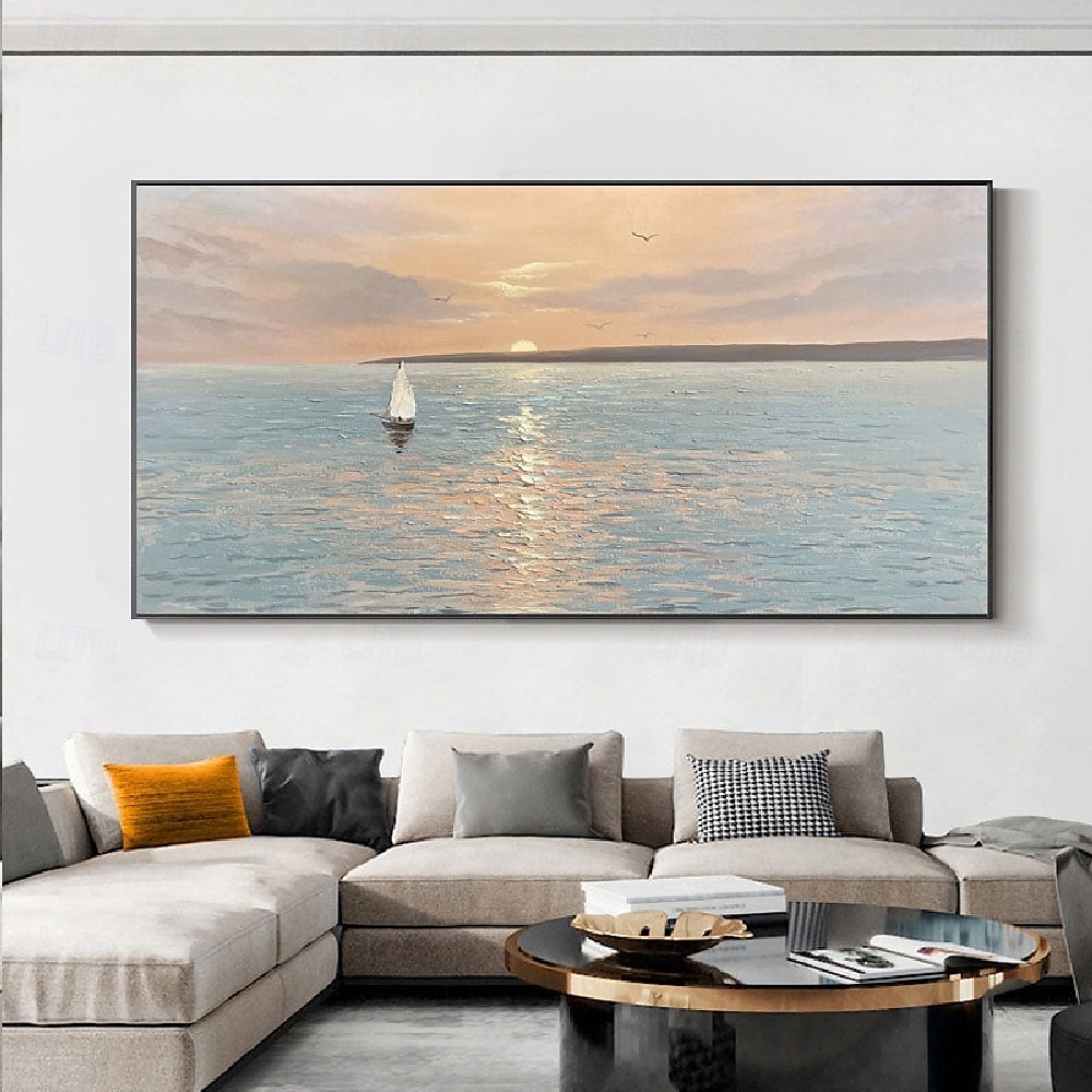 olieverfschilderij handgemaakte abstracte zeilboot canvas kunst schilderijen handgemaakte nautische olieverfschilderij op canvas grote zeilschip schilderijen wandkunst moderne zeegezicht schilderij 2025 - $61.99 –P3