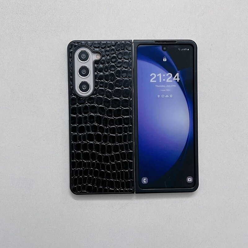 τηλέφωνο tok Για Samsung Galaxy Z Flip 6 Z Flip 5 Z Flip 4 Z Flip 3 Πίσω Κάλυμμα Ανθεκτική σε πτώσεις Ρετρό TPU PU δέρμα 2025 - $14.99 –P15