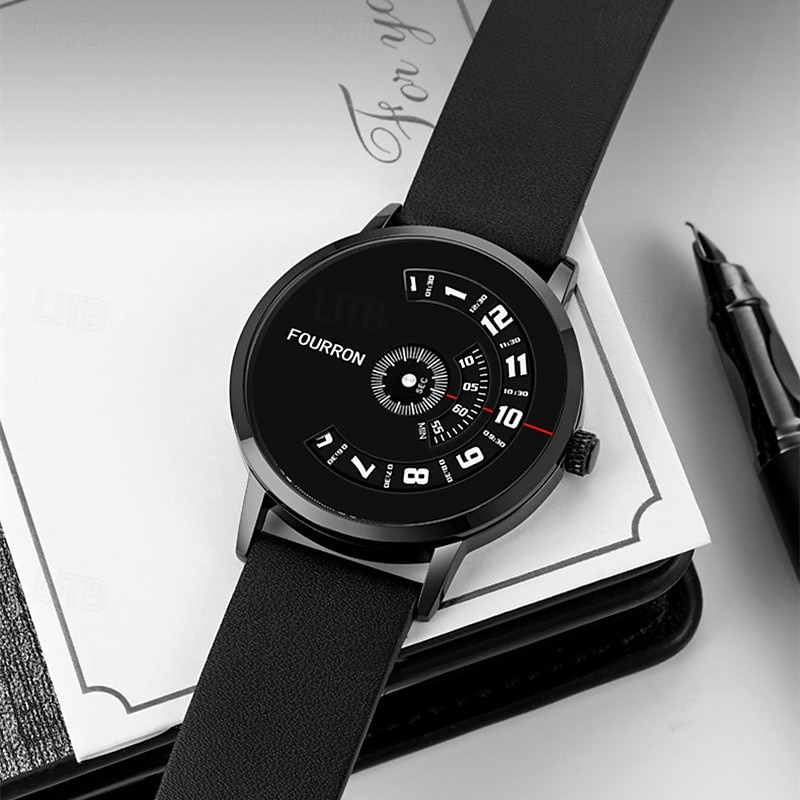 Menn Quartz Klokke Minimalistisk Sport Fritid Business Vanntett Dekorasjon Rustfritt Stål Lær Klokke 2026 - $26.99 –P9