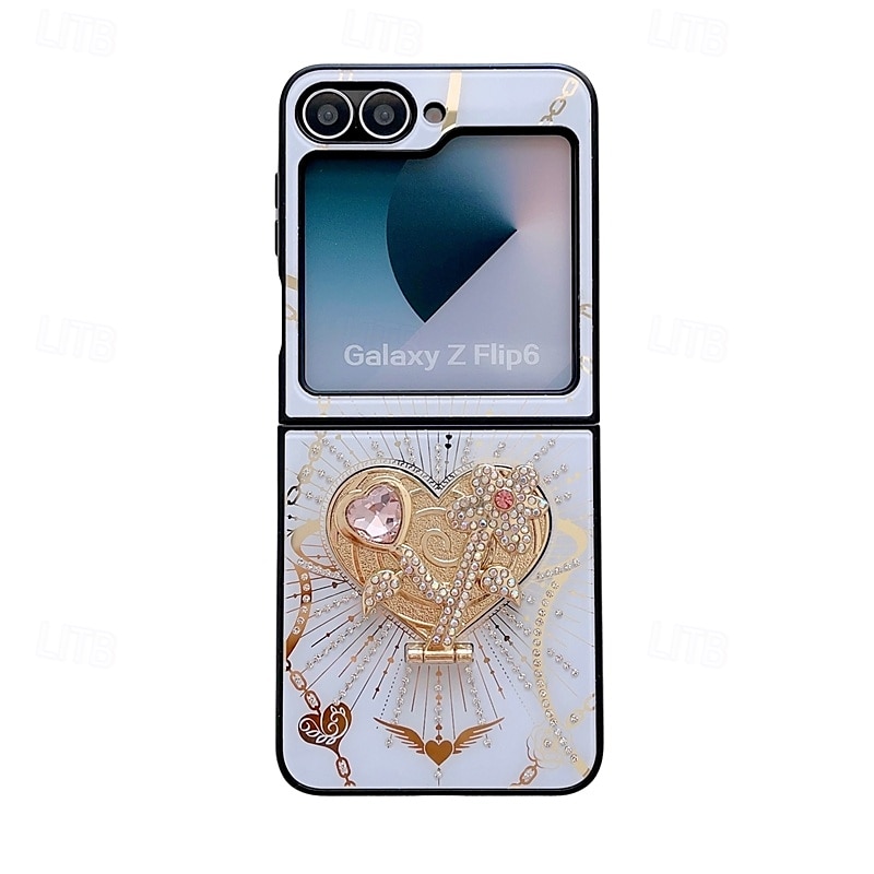 telefono Custodia Per Z Flip 5 Z Flip 4 Z Flip 3 Copertura Posteriore con Supporto Con Cinturino da Polso Resistente agli urti Retrò TPU PC del 2025 a $26.99 –P10