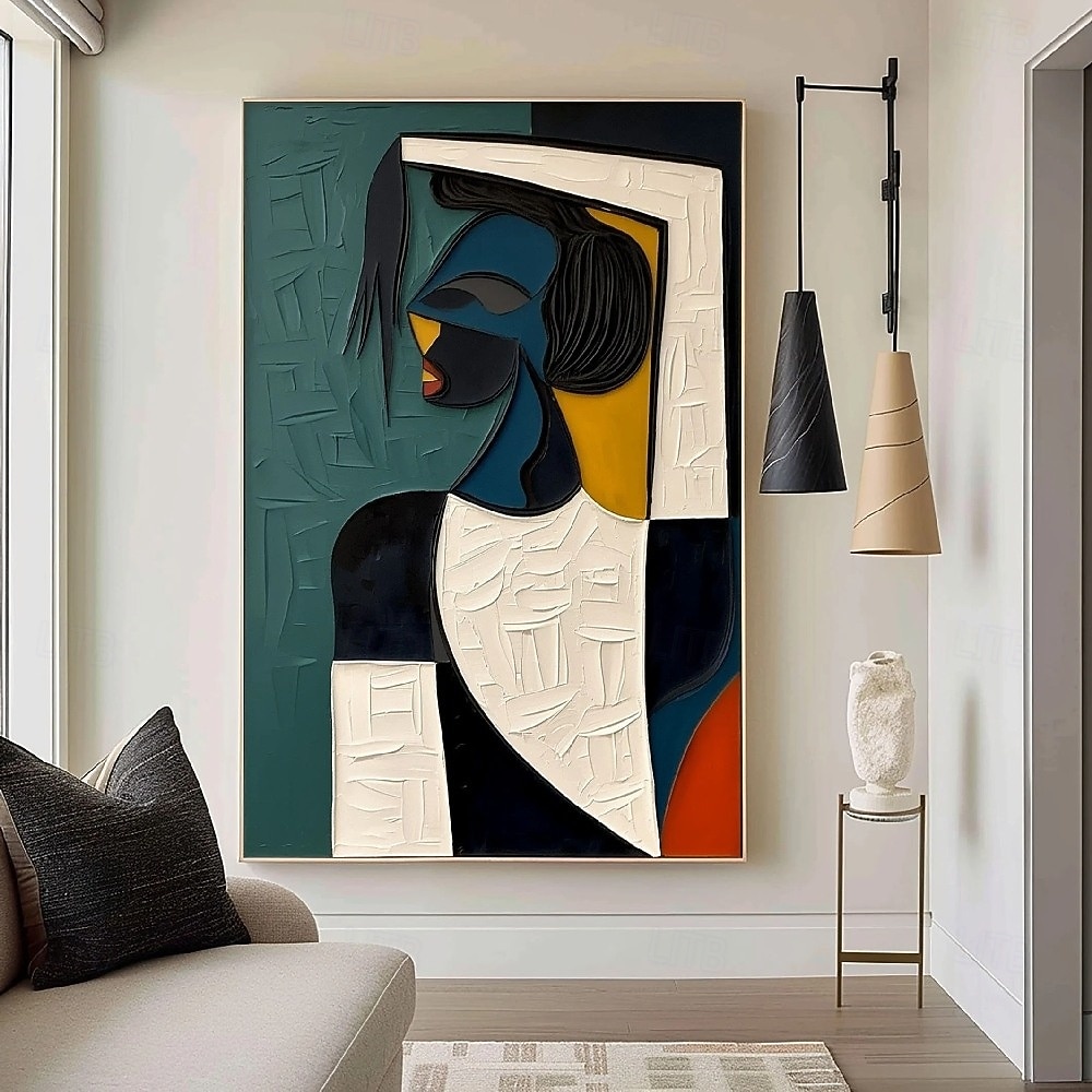 peinture sur toile de portrait d'amoureux faite à la main peinture à l'huile nue de femmes africaines faite à la main art mural fait à la main idées de décoration moderne peinture nue pour votre de 2025 ? $154.99 –P3