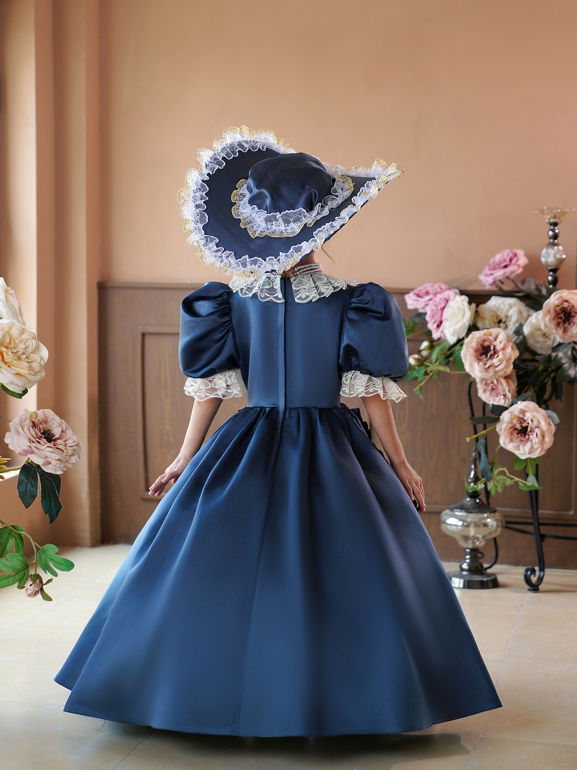 gotický Cosplay Lolita Rokoko Šaty Kostým na Večírek Maškarní Princeznovské Shakespeare Pevná barva Plesové šaty Maškarní kostým Dívčí Královský Vánoce předvečer Všech svatých Karneval Párty 2025 - $166.99 –P5