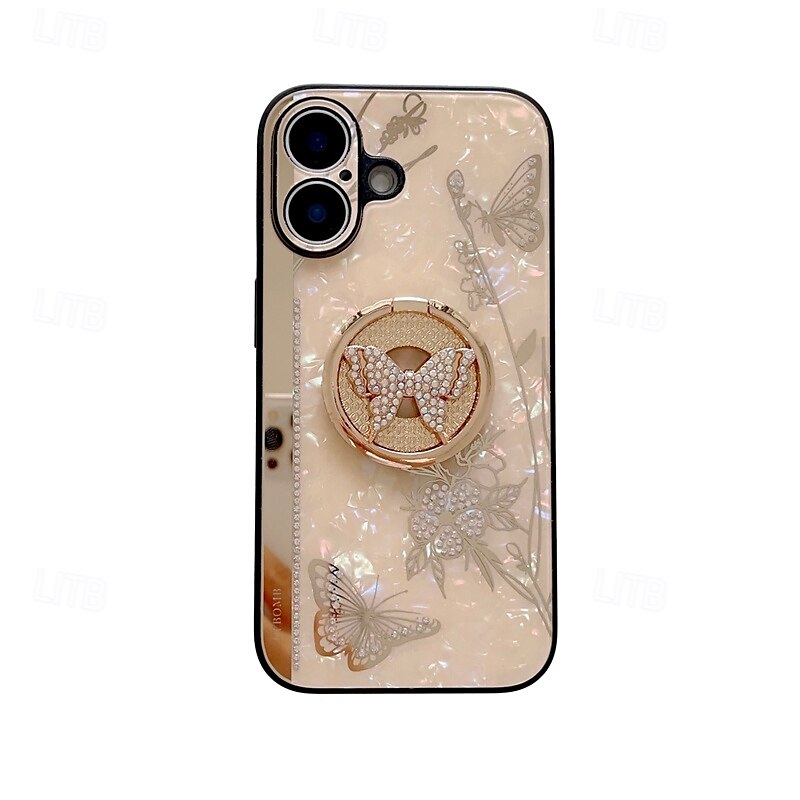 Phone Case For iPhone 16 Pro Max Plus iPhone 15 Pro Max Plus iPhone 14 13 12 11 Pro Max Plus iPhone 14 Pro Max iPhone 13 12 11 Pro Max Back Cover with Stand Holder with Wrist Strap Shockproof Retro 2025 - €17.36 –P8