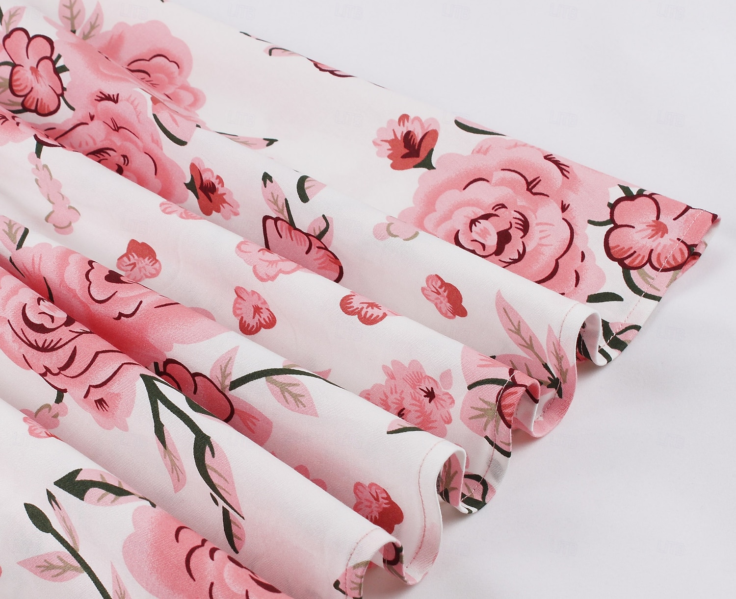 Retro Vintage Anos 50 Hepburn Vestidos Floral Poá Linha A Decote Redondo Fantasia Mulheres Carnaval Ano Novo Baile de Máscaras Casual / Diário Festa de Solteira Adulto Vestido de 2026 por $39.99 –P9