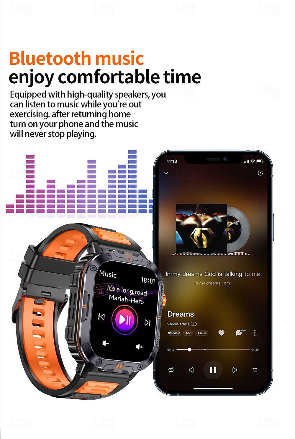 696 NX20 Smart Watch 2 inch Smart Band Fitness Bracelet Bluetooth Pedometer Call Reminder Sleep Tracker Compatible with Android iOS Men Hands-Free Calls Message Reminder IPX-0 45mm Watch Case 2025 - $56.99 –P18