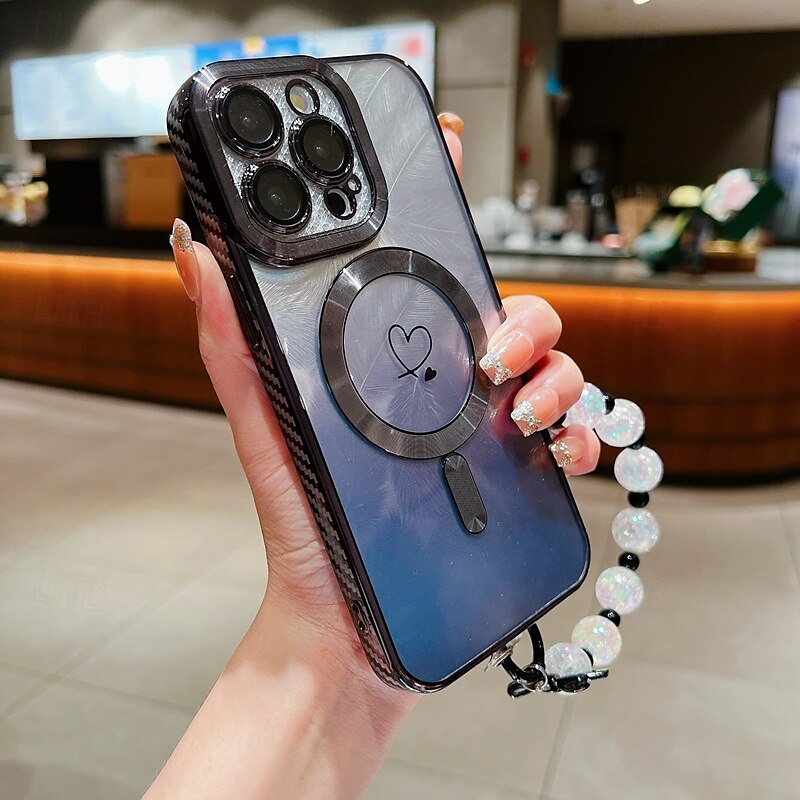 2025年 電話 ケース 用途 iPhone 16 Pro Max プラス iPhone 15 プロマックスプラス iPhone 14 13 12 11 Pro Max Plus iPhone 14 Pro Max iPhone 13 12 11 Pro Max バックカバー 磁石バックル ワイヤレス充電をサポート リストストラップ付き レトロ風 TPU アクリル コレクション – $17.99 –P7