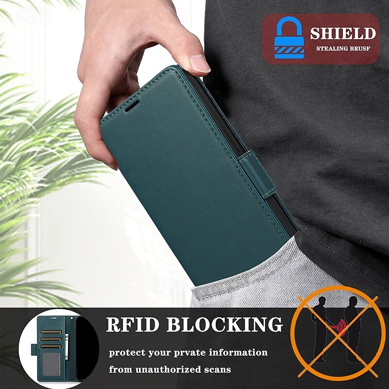 Phone Case For S24 S24 Ultra Plus S24 FE S23 S22 S21 S20 Ultra Plus FE A55 A35 A25 A15 5G A14 A34 A73 A53 A33 A72 A52 A42 A12 Back Cover with Stand Holder with Wrist Strap Card Slot Retro TPU PU 2025 - $16.99 –P6