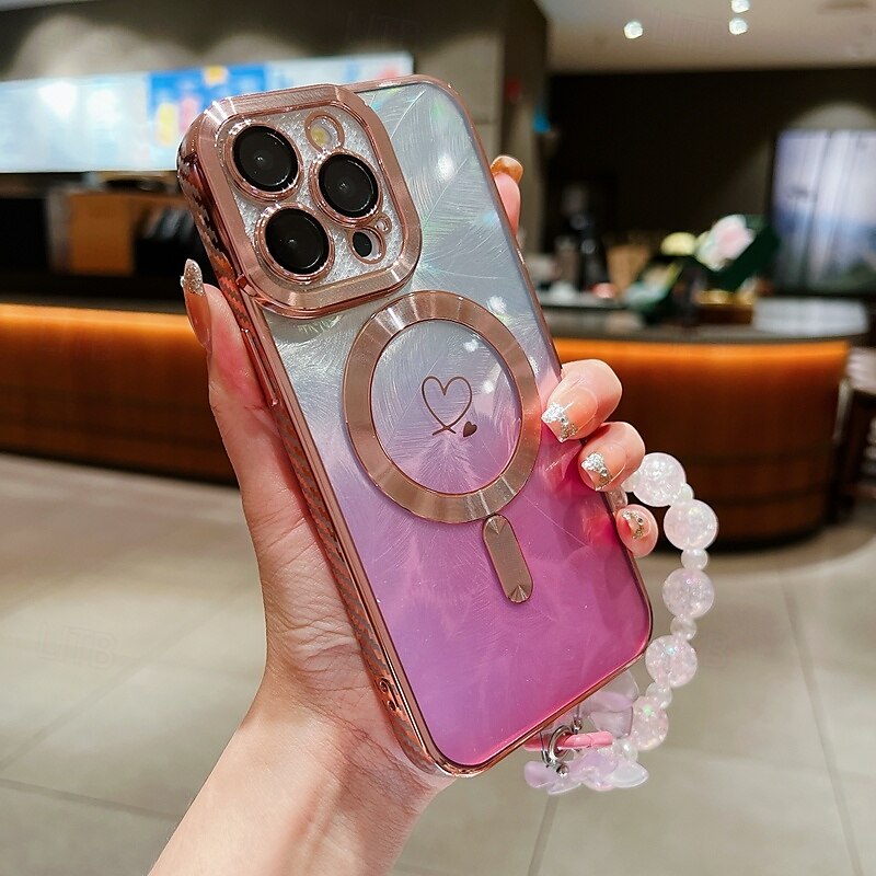 2025年 電話 ケース 用途 iPhone 16 Pro Max プラス iPhone 15 プロマックスプラス iPhone 14 13 12 11 Pro Max Plus iPhone 14 Pro Max iPhone 13 12 11 Pro Max バックカバー 磁石バックル ワイヤレス充電をサポート リストストラップ付き レトロ風 TPU アクリル コレクション – $17.99 –P8