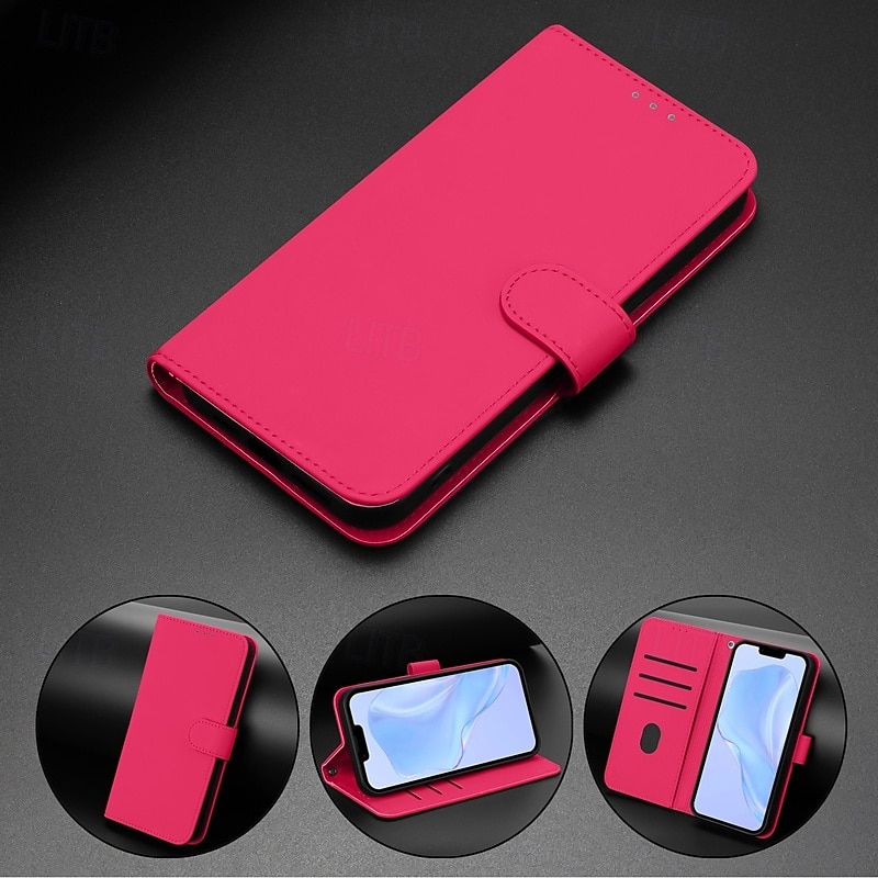 Phone Case For iPhone 16e Pro Max Plus iPhone 15 Pro Max Plus iPhone 14 13 12 11 Pro Max Plus iPhone 14 Pro Max iPhone 13 12 11 Pro Max Flip Cover with Stand Holder Magnetic Support Wireless Charging 2025 - $16.99 –P18
