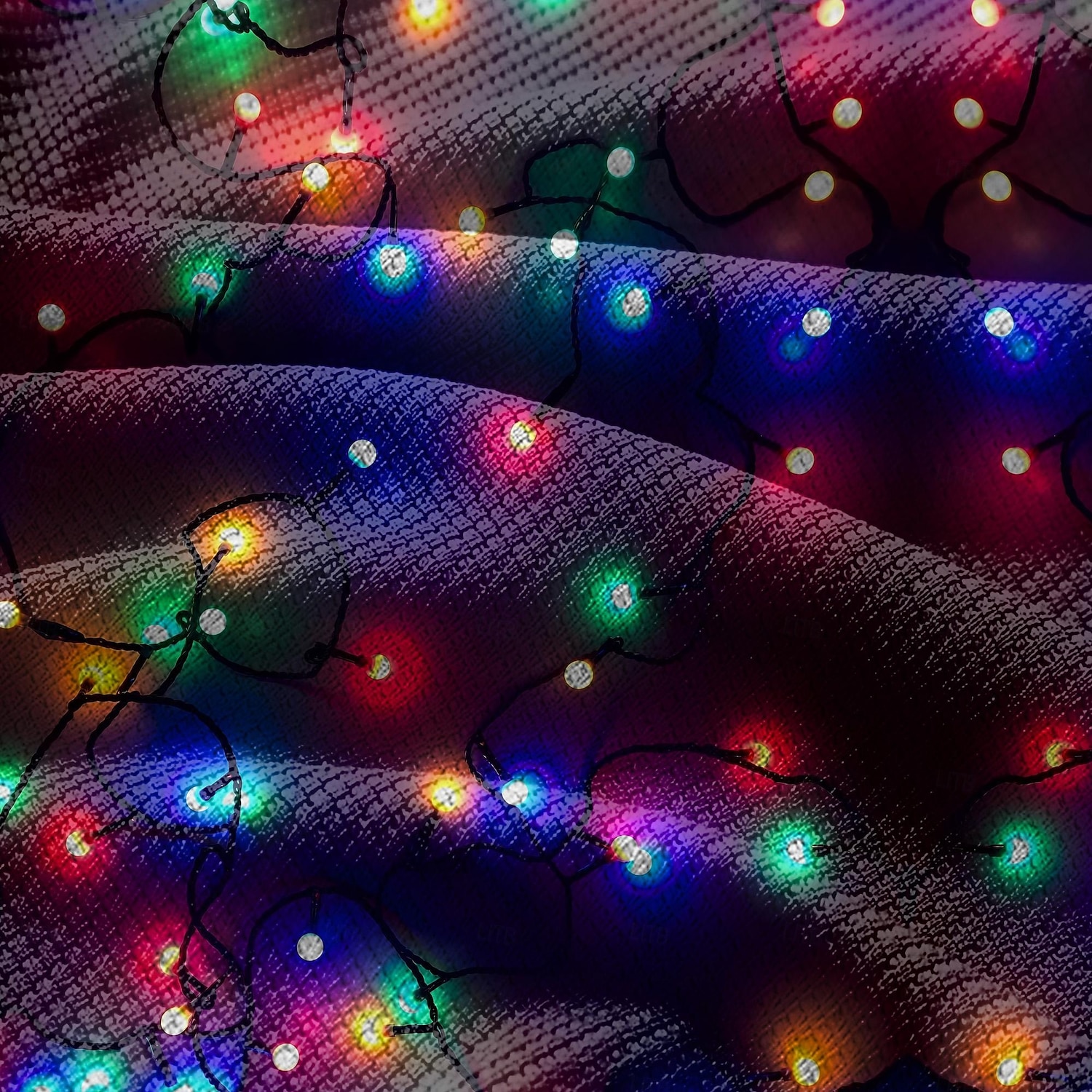 natal masculino natal luz 3d polo lanternas engraçado waffle manga longa festa noite ano novo camisas primavera outono inverno botão 3d impressão colarinho multi cor micro-elástico poliéster de 2025 por $24.99 –P4