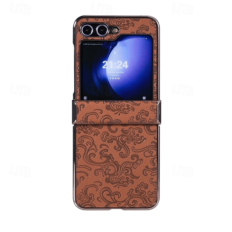 telefono Custodia Per Samsung Galaxy Z Flip 7 Z Flip 6 Z Flip 5 Z Flip 4 Z Flip 3 Copertura Posteriore Resistente agli urti Retrò PC Pelle PU del 2026 a $19.99 –P20