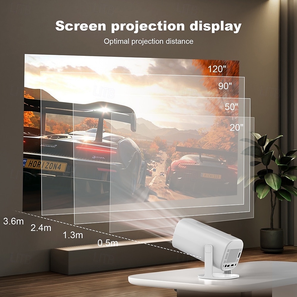 p30 портативный проектор 4k android ручная фокусировка lcd авто видео проектор full hd домашний смарт портативный проектор мини проекторы 2025 - $131.99 –P7