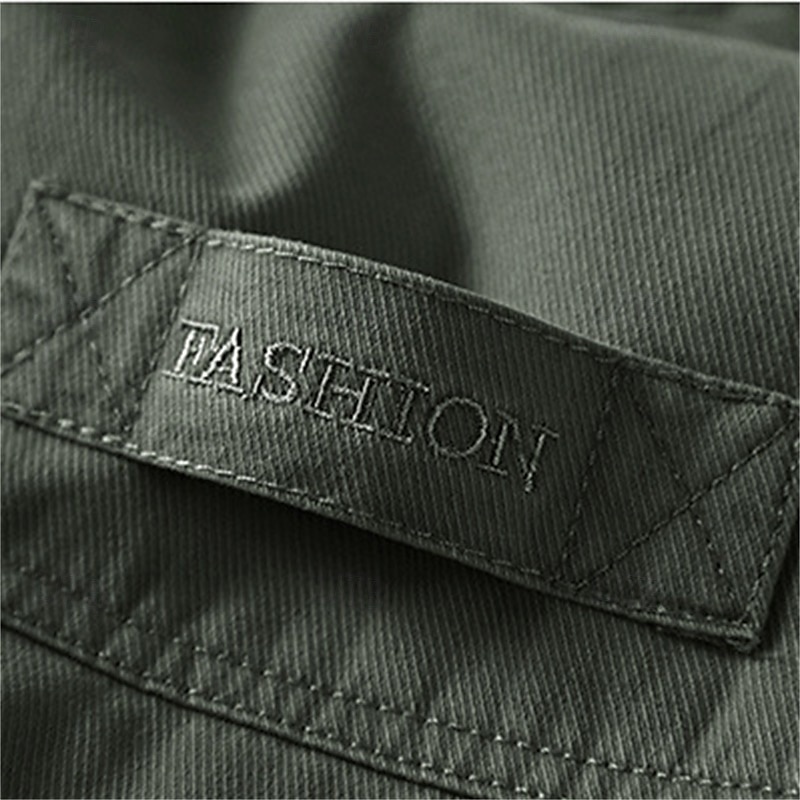 Herren Winterjacke Fleecejacke Freizeitjacke Täglich Urlaub warm Tasche Vlies Herbst Winter Glatt Modisch Strassenmode Kargen Standard Khaki Armeegrün Dunkelblau Jacken 2025 - $66.99 –P8