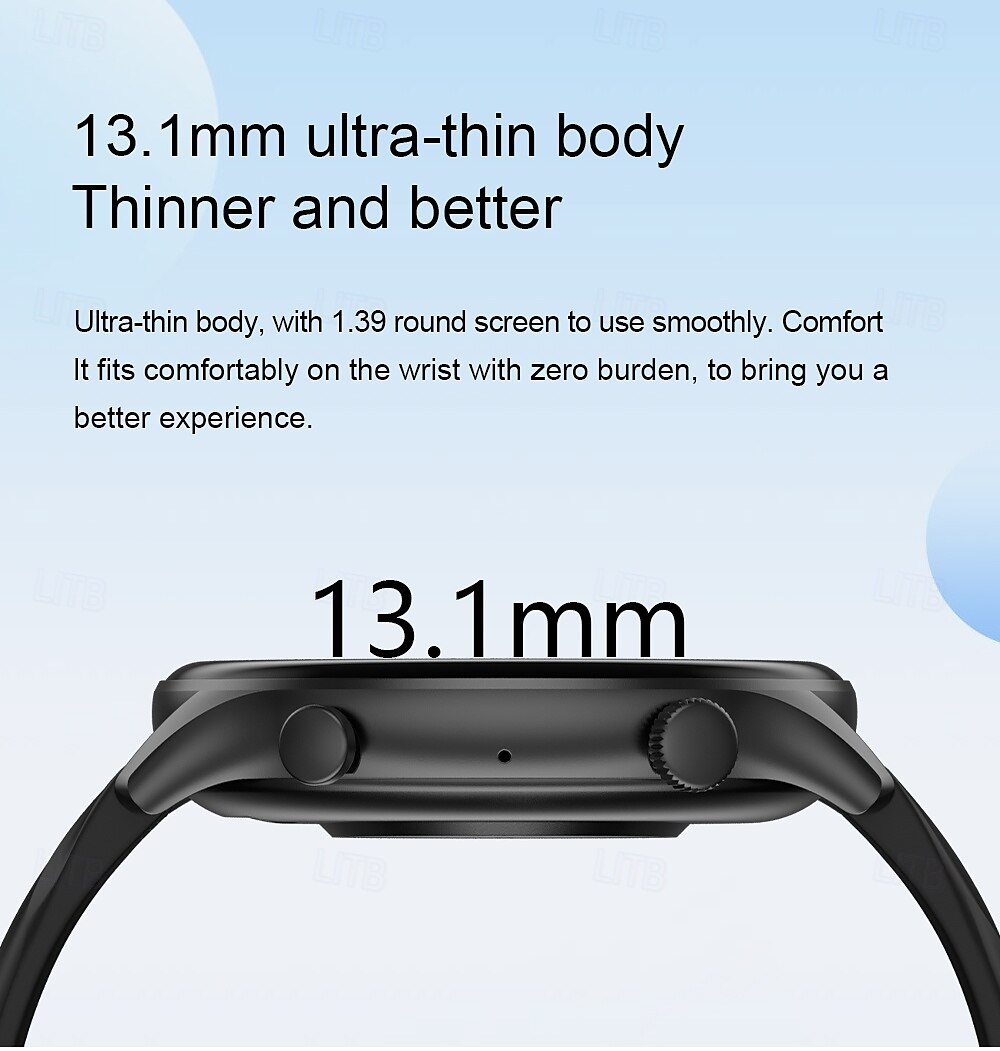 696 ZW63 Smart Watch 1.39 inch Smart Band Fitness Bracelet Bluetooth Pedometer Call Reminder Sleep Tracker Compatible with Android iOS Women Men Hands-Free Calls Message Reminder IPX-0 46mm Watch Case 2025 - $36.99 –P3