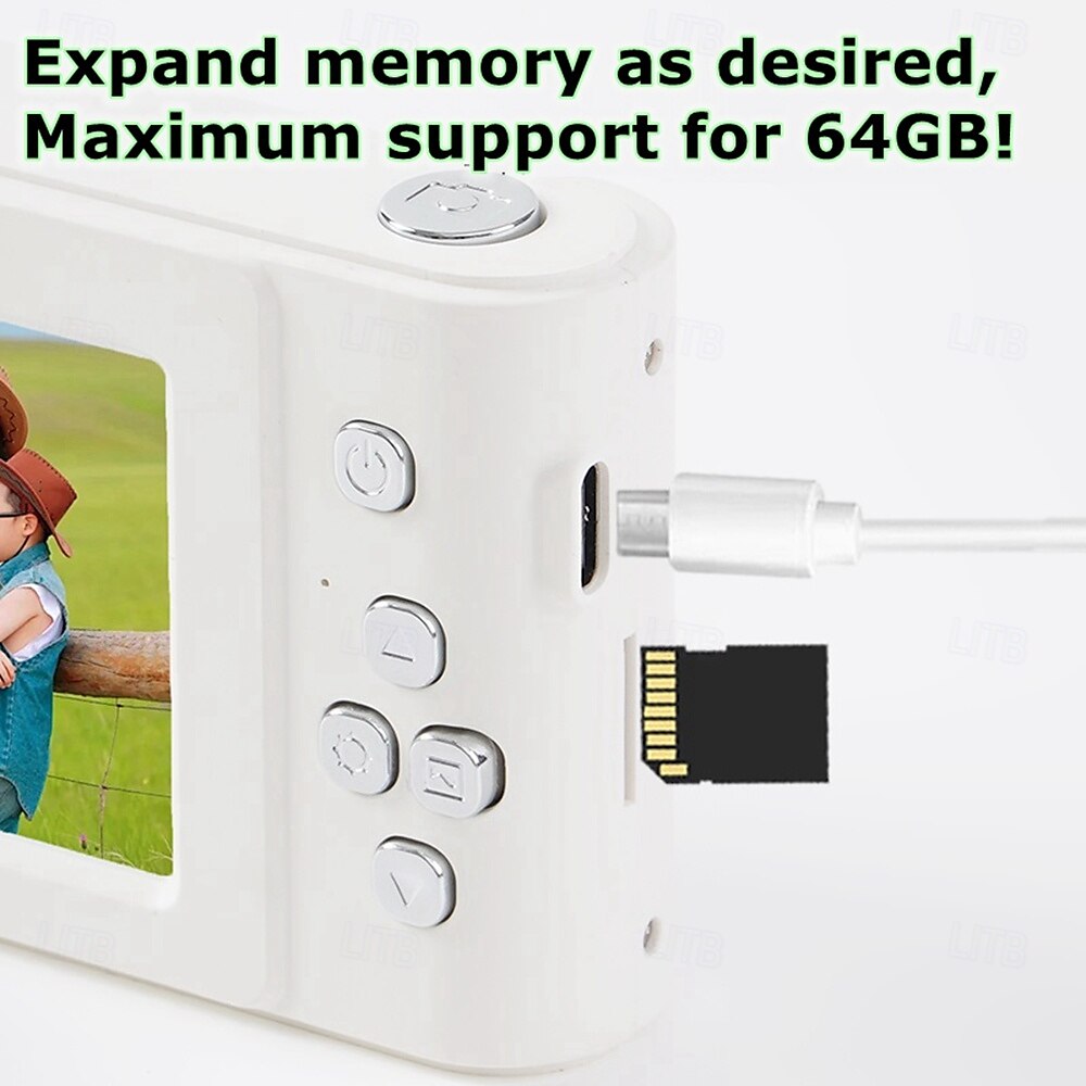 4K Digital Camera Point and Shoot Photography Travel Selfie Camara 2.4inch Screen Entry-Level Gift Compact Digicam Selfie Mini Retro Cam 2025 - $39.99 –P11