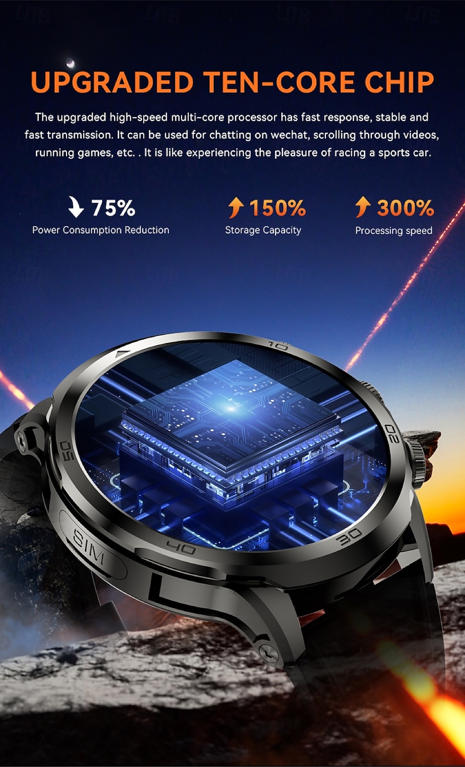 696 H19 Smart Watch 1.95 inch Smartwatch Fitness Running Watch Bluetooth Pedometer Call Reminder Sleep Tracker Compatible with Android iOS Men GPS Hands-Free Calls with Camera IP 67 52mm Watch Case 2025 - $144.99 –P5