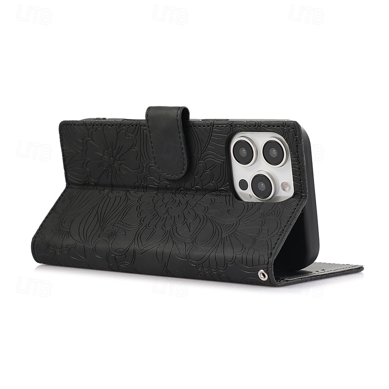 telefon fodral Till iPhone 16 Pro Max Plus iPhone 15 Pro Max Plus iPhone 14 13 12 11 Pro Max Plus iPhone 14 Pro Max iPhone 13 12 11 Pro Max Skal med stativ med handledsrem Kortplats Kontor / företag 2025 - $15.99 –P16