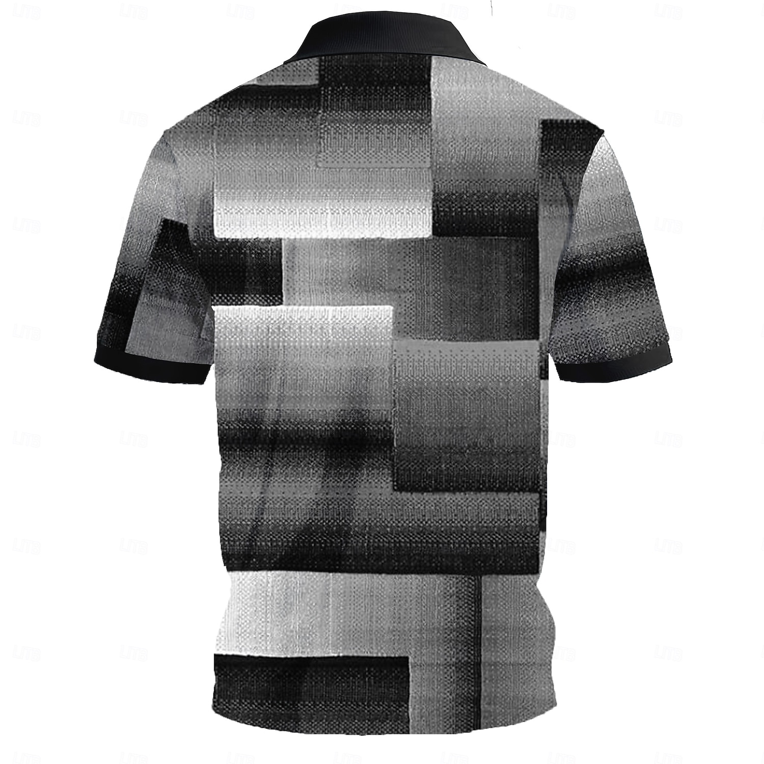 Men's Plaid Zip Polo Shirts Golf Shirt Short Sleeve Polo Shirts Collared Shirts Vintage Casual Vacation Wear Formal Wear Festival Wear 3D Print Quarter Zip Polo Summer Spring Blue Black Red 2026 - $23.99 –P6