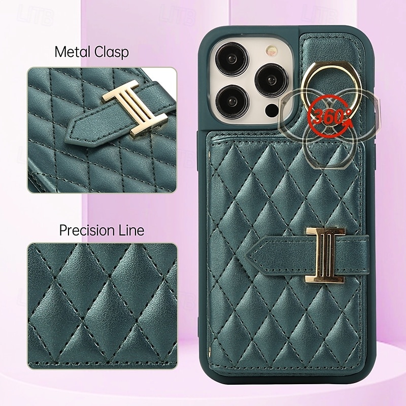Phone Case For iPhone 16 Pro Max Plus iPhone 15 Pro Max Plus iPhone 14 13 12 11 Pro Max Plus iPhone 14 Pro Max iPhone 13 12 11 Pro Max Back Cover with Stand Holder with Lanyard with Wrist Strap Retro 2025 - $20.99 –P9