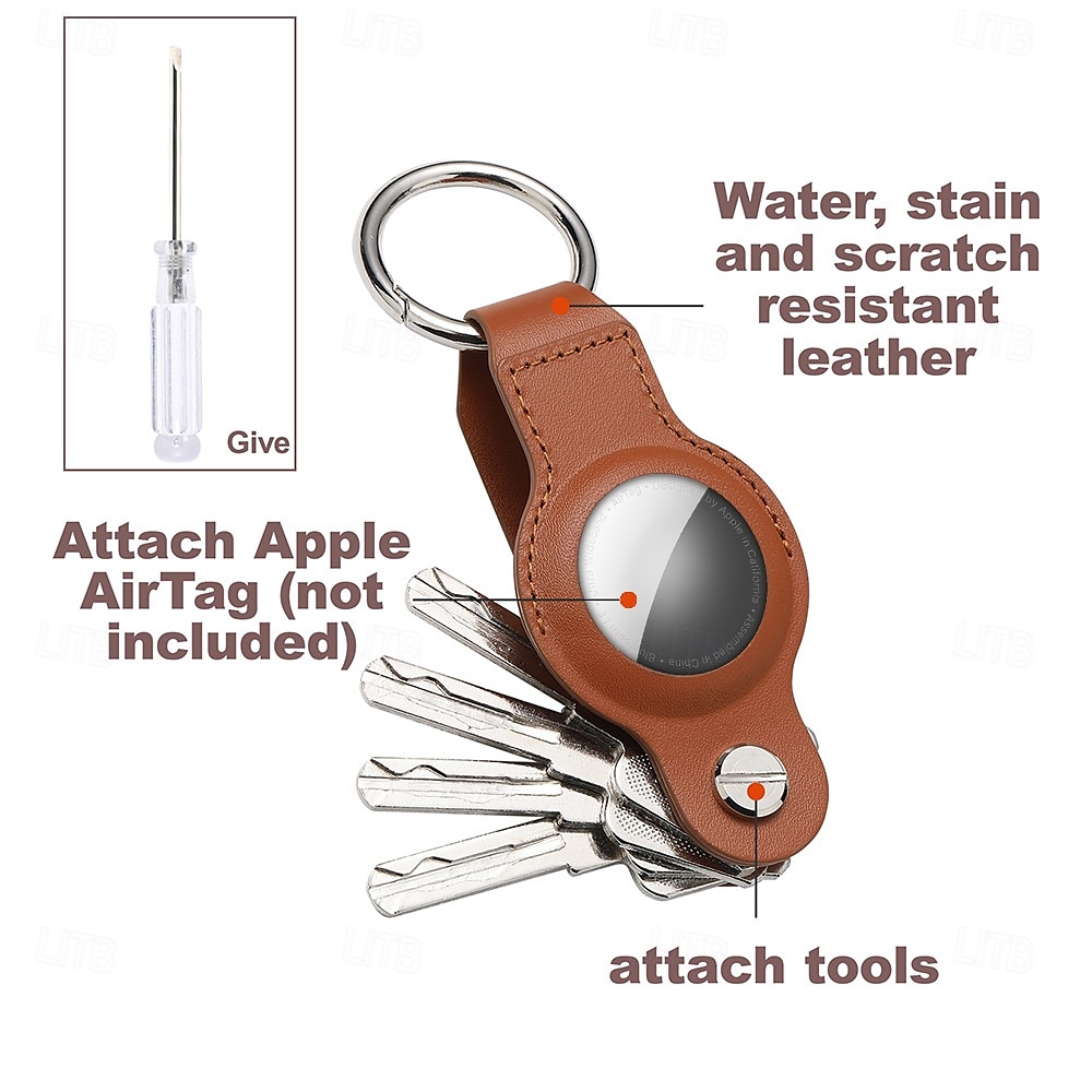 organizer per chiavi per airtag apple airtag portachiavi contiene fino a 3 chiavi adatto per chiavi lunghe airtag portachiavi girevole portachiavi con supporto air tag del 2025 a $15.99 –P3