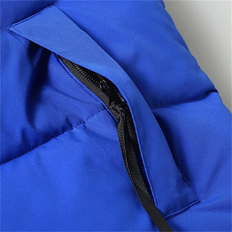 Men's Puffer Vest Padded Gilet Quilted Vest Daily Date Vacation Fashion Casual Fall & Winter Pocket Polyester Warm Comfortable Color Block Zipper Stand Collar Regular Fit Black Yellow Red Royal Blue 2025 - $36.99 –P13