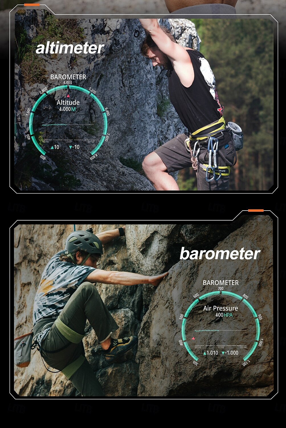 KC86 Smart Watch 1.43 AMOLED Screen 1ATM Waterproof Compass Altitude Barometer LED Flashlight Sports Watch 2025 - $61.99 –P15