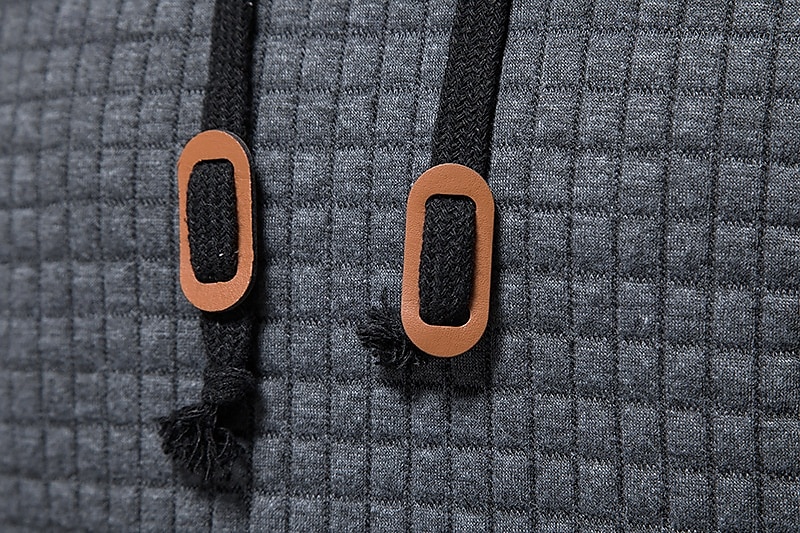 Per uomo Felpa a nido d'ape Maglione Nero Bianco Giallo Grigio chiaro Grigio scuro Con cappuccio Liscio Tasche Ufficio Sportivo Informale Attivo Vintage Fantastico Primavera Autunno Abbigliamento del 2025 a $27.99 –P6