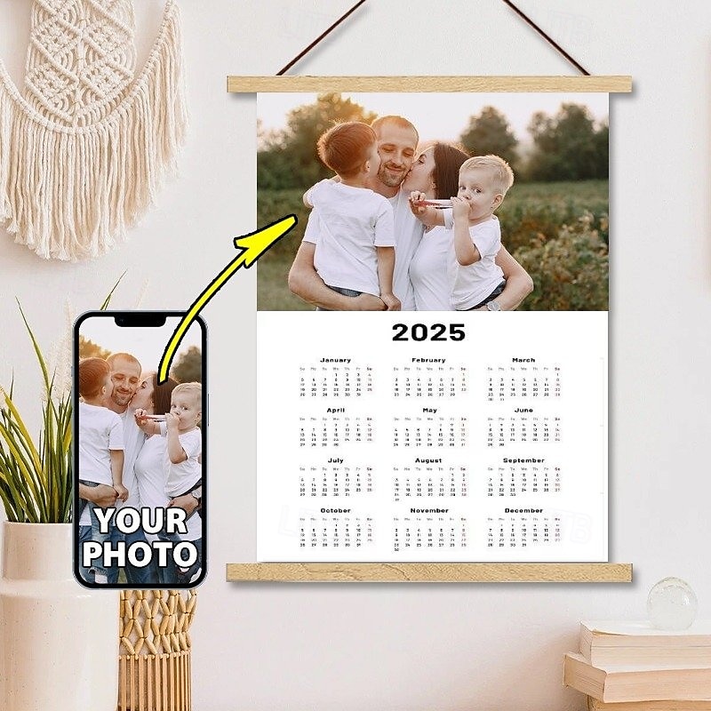 poster personalizzati del calendario 2025 con appendini stampe su tela e poster da parete poster personalizzati del 2025 a $25.99 –P6