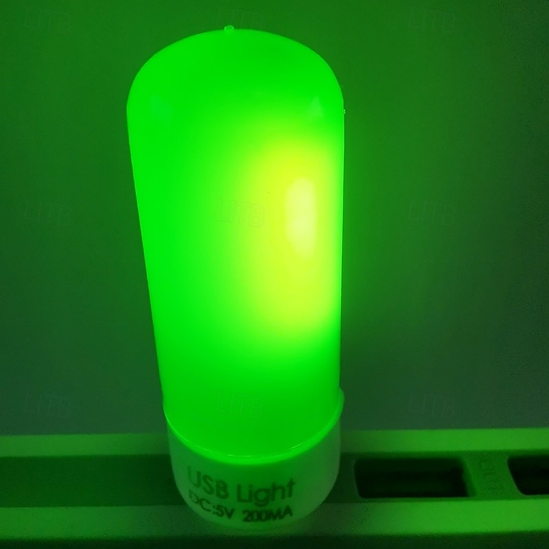 1 luz nocturna USB, teclado de computadora, luz portátil para dormitorio de estudiantes para acampar al aire libre y uso en interiores 2025 - $6.99 –P14