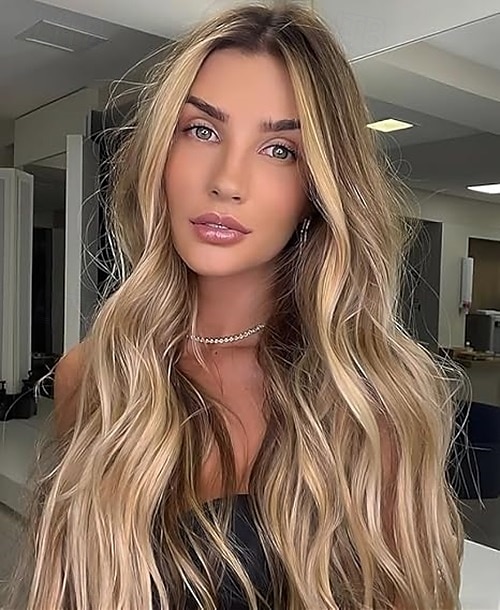 peruca longa para mulheres perucas de cabelo vermelho ondulado e cacheado peruca de substituição de cabelo sintético peruca de cabelo resistente ao calor para uso diário em festas perucas de festa de de 2026 por $25.99 –P5