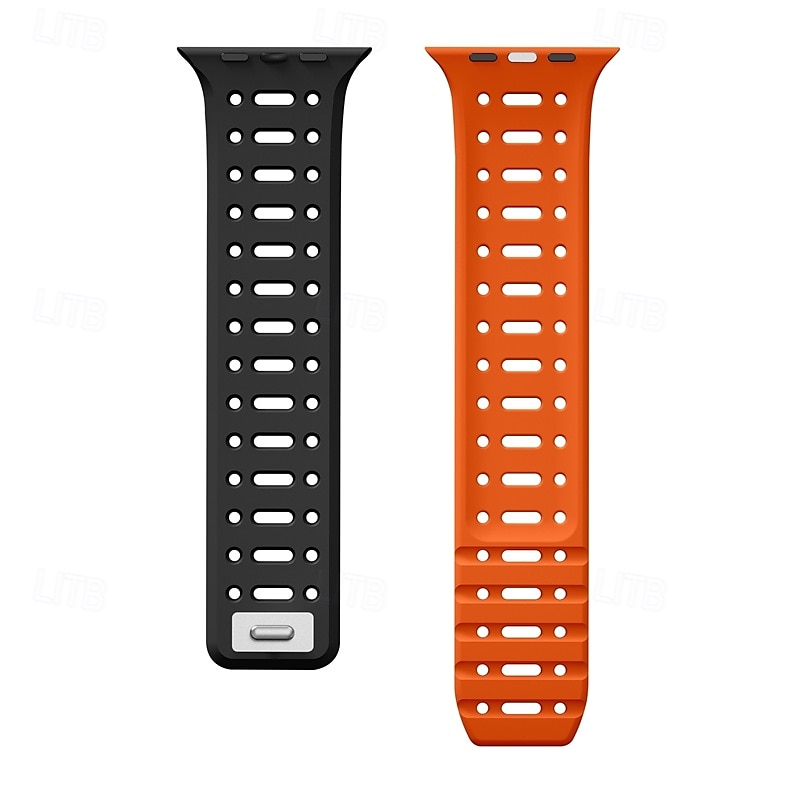 Sportszíj Kompatibilis valamivel Apple Watch óraszíj 38mm 40mm 41mm 42mm 44mm 45mm 49mm Mágneses kapocs Állítható Szilikon Csere óraszíj mert iwatch Ultra 2 Series 9 8 7 SE 6 5 4 3 2 1 2025 - $16.99 –P2