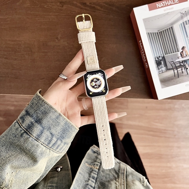 Solo Loop Совместим с Ремешок для часов Apple Watch 38мм 40мм 41мм 42мм 44мм 45мм 49мм Очаровательный Регулируется Дышащий Нейлон Сменный ремешок для часов для iwatch Ultra 2 Series 9 8 7 SE 6 5 4 3 2025 - $17.99 –P9