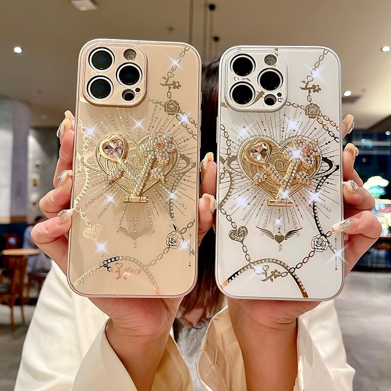 2025年 電話 ケース 用途 iPhone 16 Pro Max プラス iPhone 15 プロマックスプラス iPhone 14 Pro Max iPhone 14 Pro Max Plus バックカバー スタンド付き リストストラップ付き 耐衝撃 レトロ風 TPU PC  コレクション – $19.99 –P5
