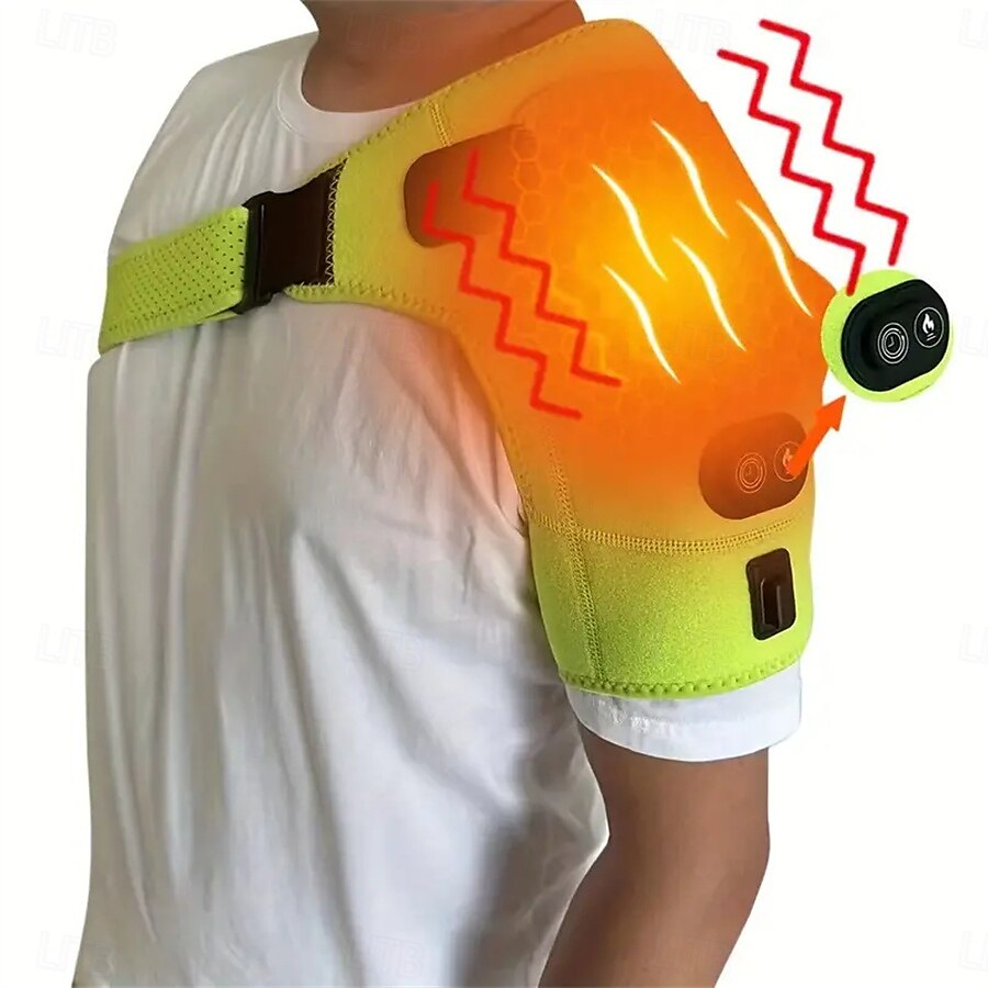Hot shoulder shoulder USB three controllable temperature thermal shoulder physiotherapy hot compress heating cape 2025 - $23.99 –P11