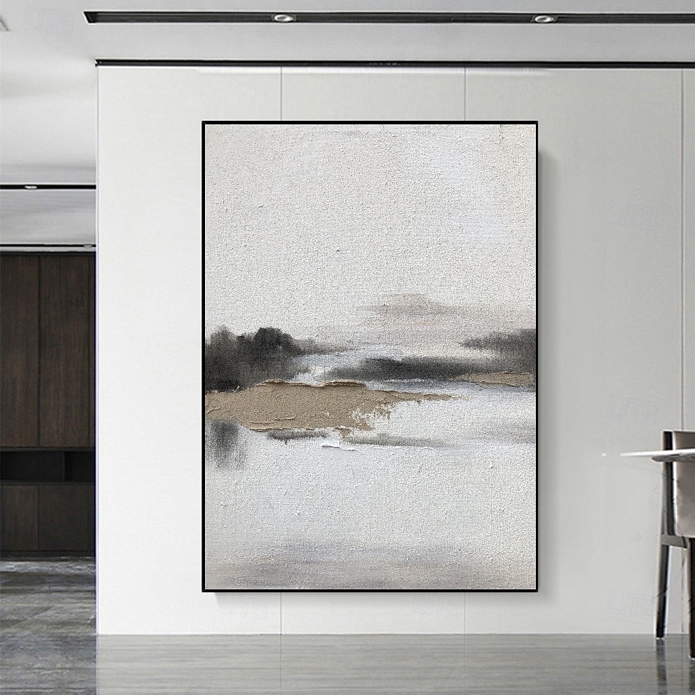2025年 手描きのわびさびアートワーク絵画壁アート油絵キャンバスに手作りベージュ抽象画一組ベージュテクスチャ壁アートニュートラル抽象壁アートボヘミアンウォールデコレーション  コレクション – $108.99 –P5
