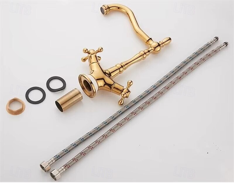 Basin Faucets Antique Bronze Brass Swivel Bathroom Sink Faucet Deck Toilet Washbsin Mixer Water Taps 2025 - $110.85 –P2