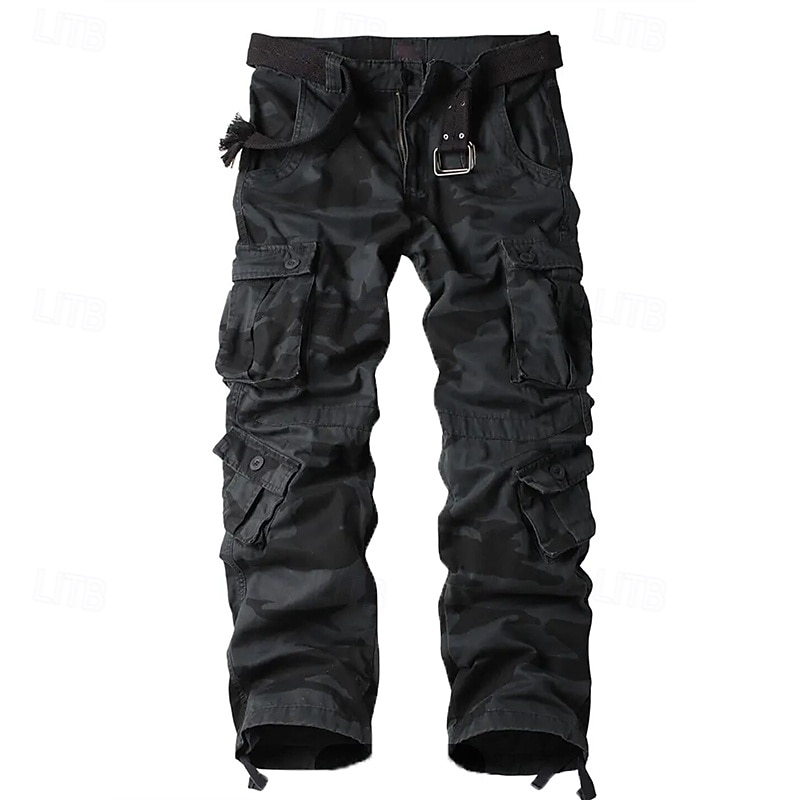 Homens Calças Outdoor Calça Cargo Calças de Trilha Militar Côr Camuflagem Ao ar livre Normal Prova-de-Água Respirável Secagem Rápida Calças Preto Verde Tropa Algodão Caça Alpinismo Campismo de 2025 por $31.99 –P7