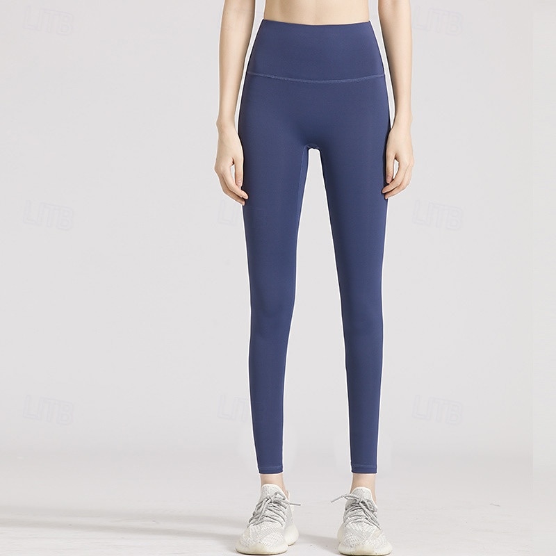 Damskie Spodnie do jogi Legginsy z podszewką z polaru Legginsy do jogi Podnoszenie pośladków Wyszczuplenie brzucha Wysoka talia Pilates Trening w siłowni Joga Rajstopy Jednokolorowe Jasna kawa Czarny 2026 - $12.99 –P5