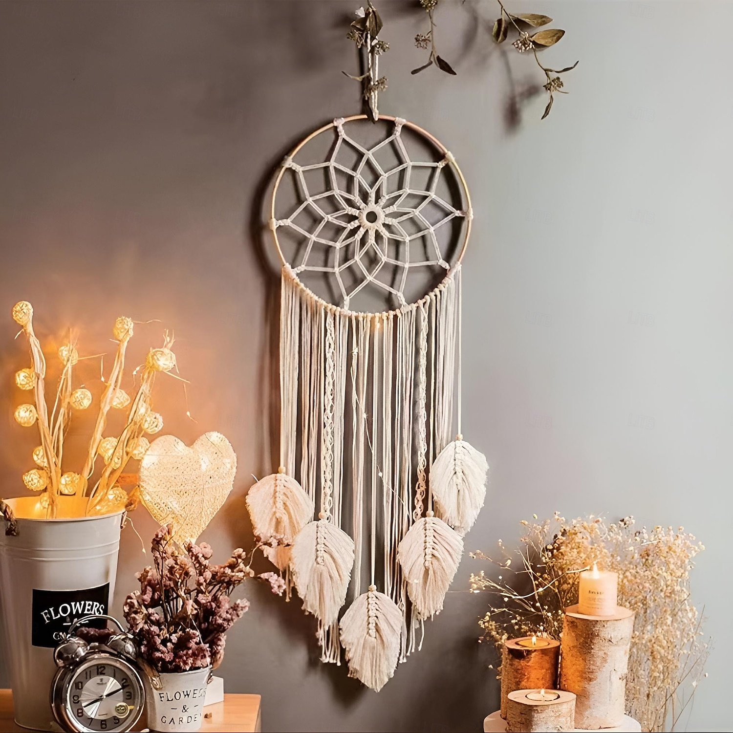 Traumfänger zum Aufhängen an der Wand, gewebter Traumfänger für die Wand, handgefertigt, Boho-Traumfänger, Quasten, Dekoration, Heimdekoration, Kunsthandwerk 2025 - $20.99 –P1