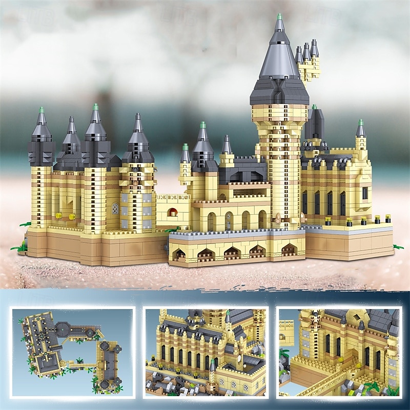 2025年 2800個のマイクロミニブロック、マジックキャッスルビルディングブロックおもちゃ、クリエイティブなアイデア、ホッグタワービルディングセット、14人の男の子、女の子、大人に最適  コレクション – $54.99 –P5