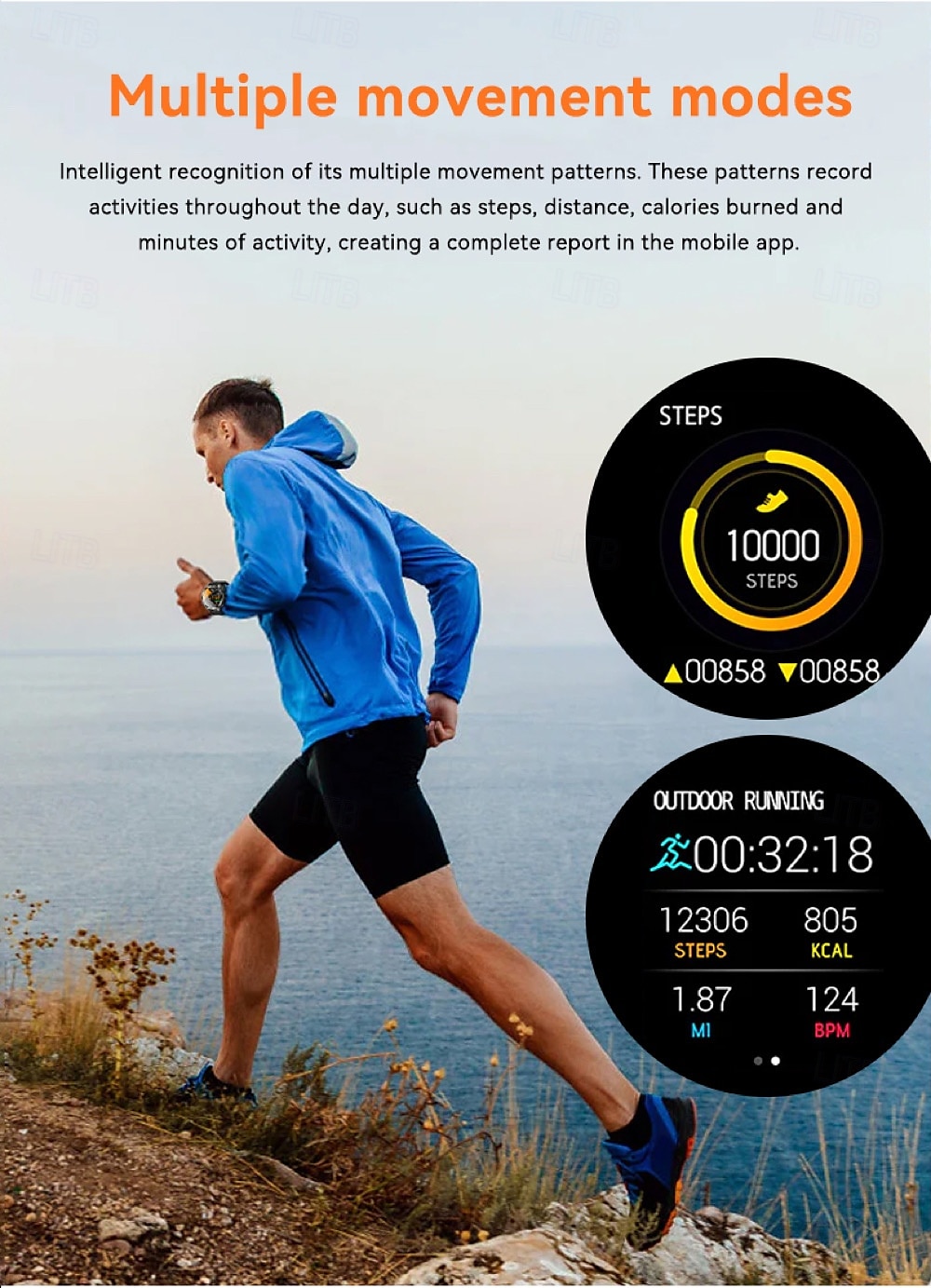 696 H19 Smart Watch 1.95 inch Smartwatch Fitness Running Watch Bluetooth Pedometer Call Reminder Sleep Tracker Compatible with Android iOS Men GPS Hands-Free Calls with Camera IP 67 52mm Watch Case 2025 - $144.99 –P14